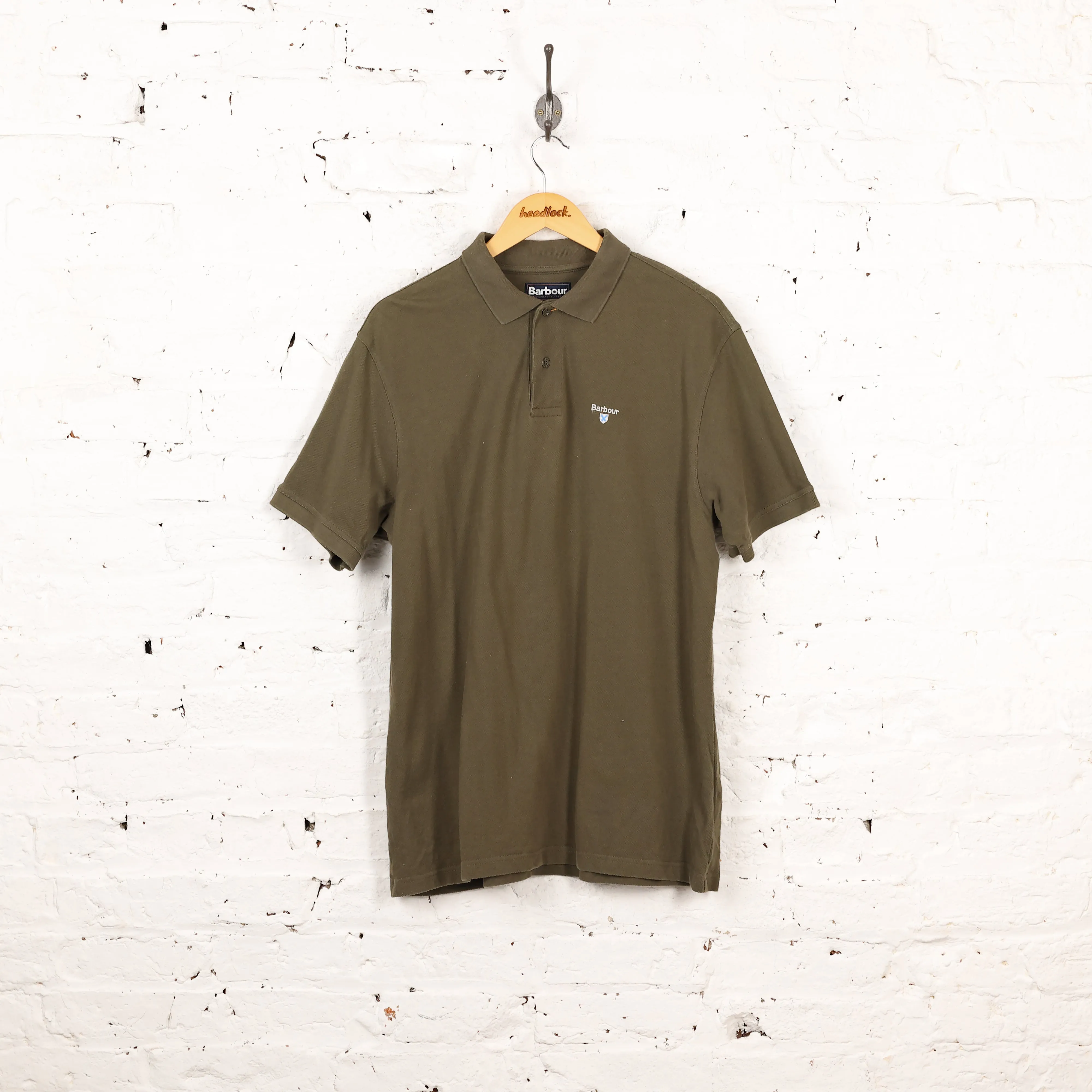 Barbour Polo Shirt - Green - XL
