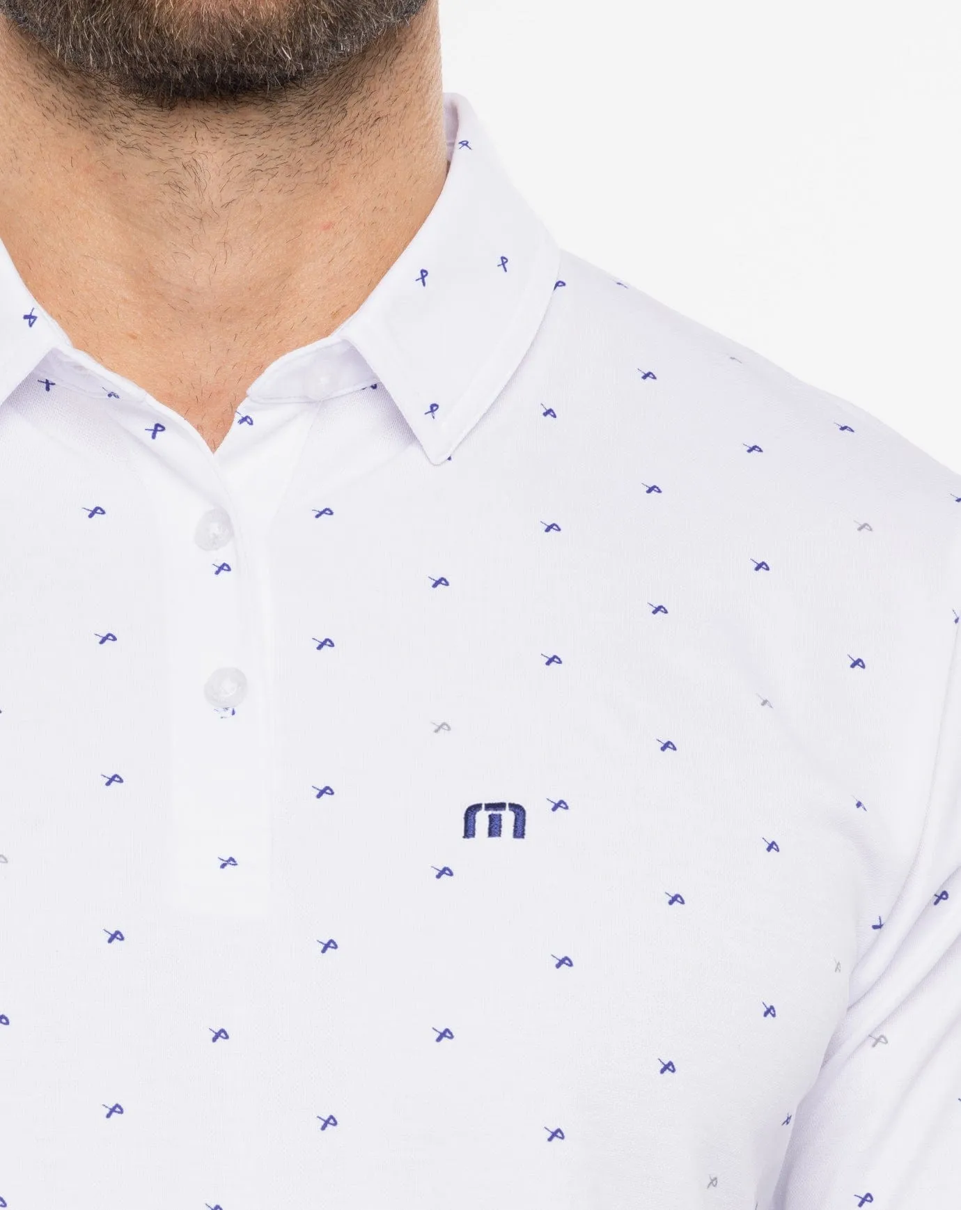 Bauer Travis Mathew On the Screws Mens Polo Shirt - White