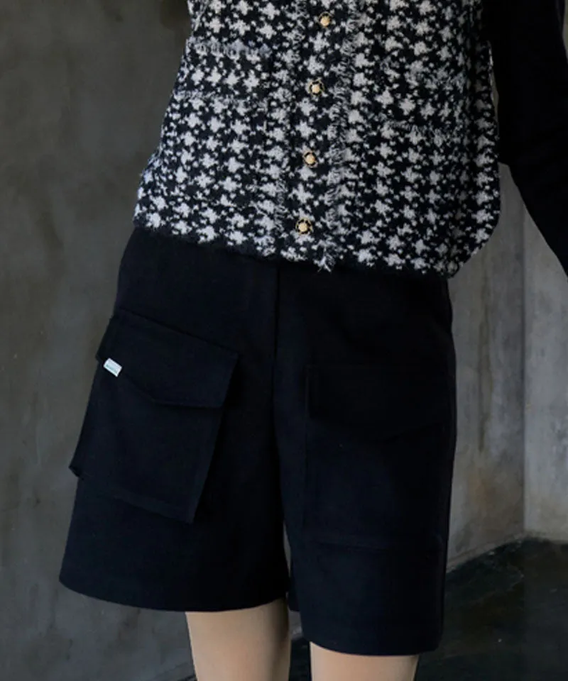 BENECIA 12 Fleece Pocket Shorts - Black