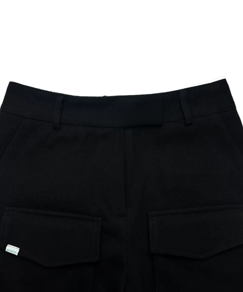 BENECIA 12 Fleece Pocket Shorts - Black