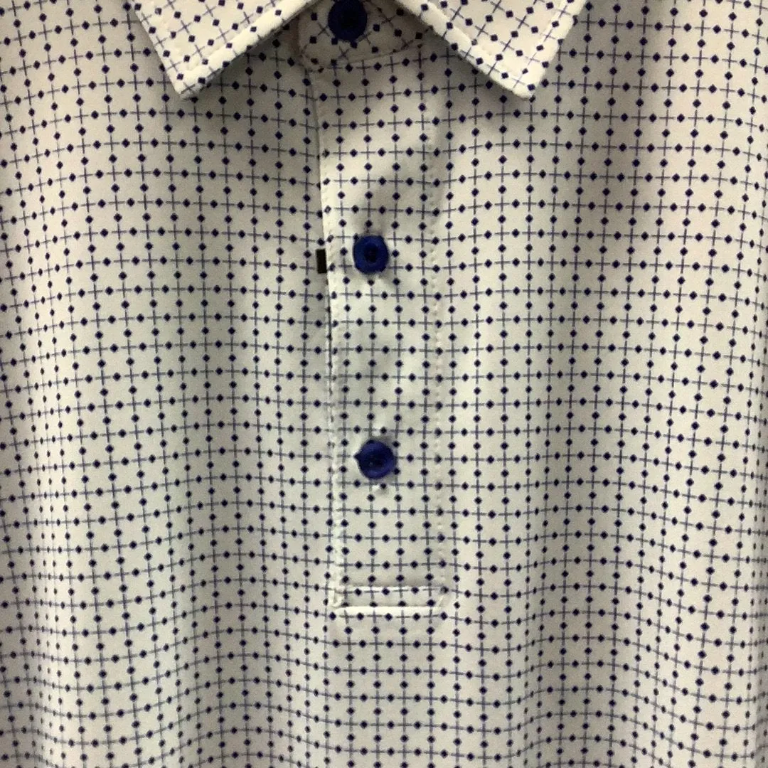 Big & Tall -  FX Fusion Navy/White Diamond Print