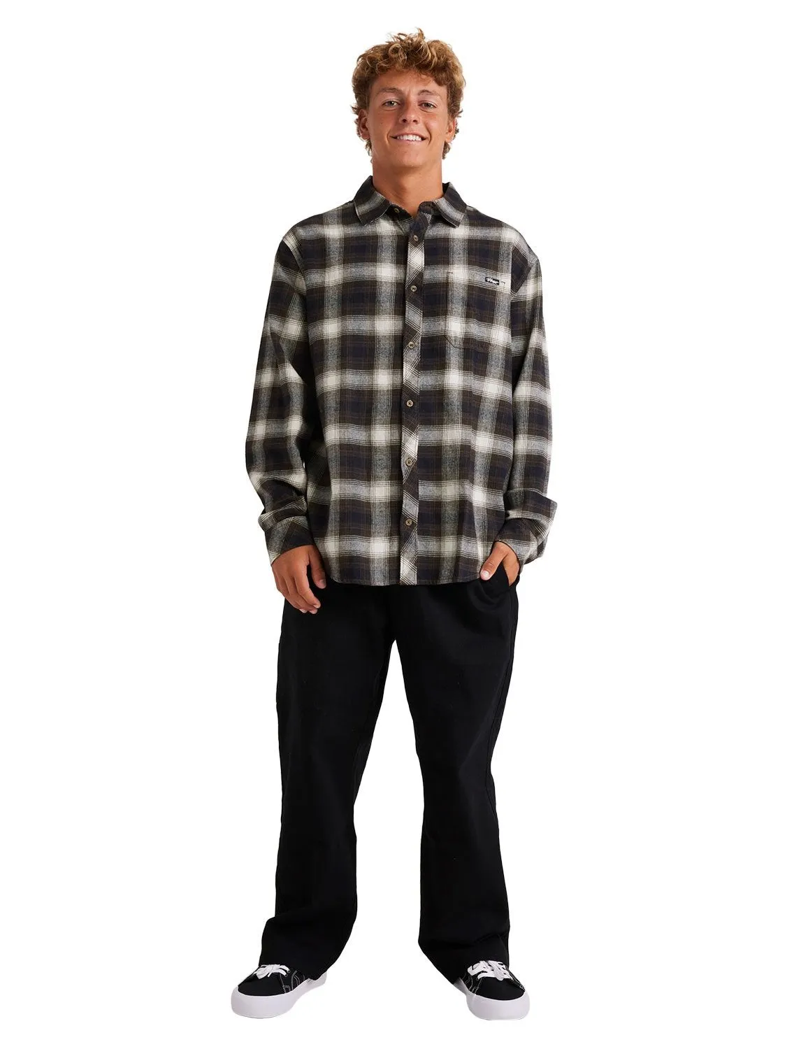 Billabong Men's Coastline Flannel T-Shirt