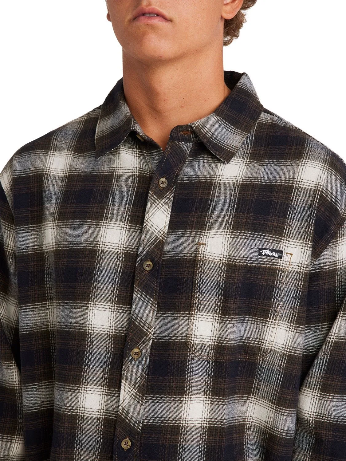 Billabong Men's Coastline Flannel T-Shirt