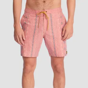 Billabong Wrangler Wesley LO Tide 18" Boardshorts Washed Red