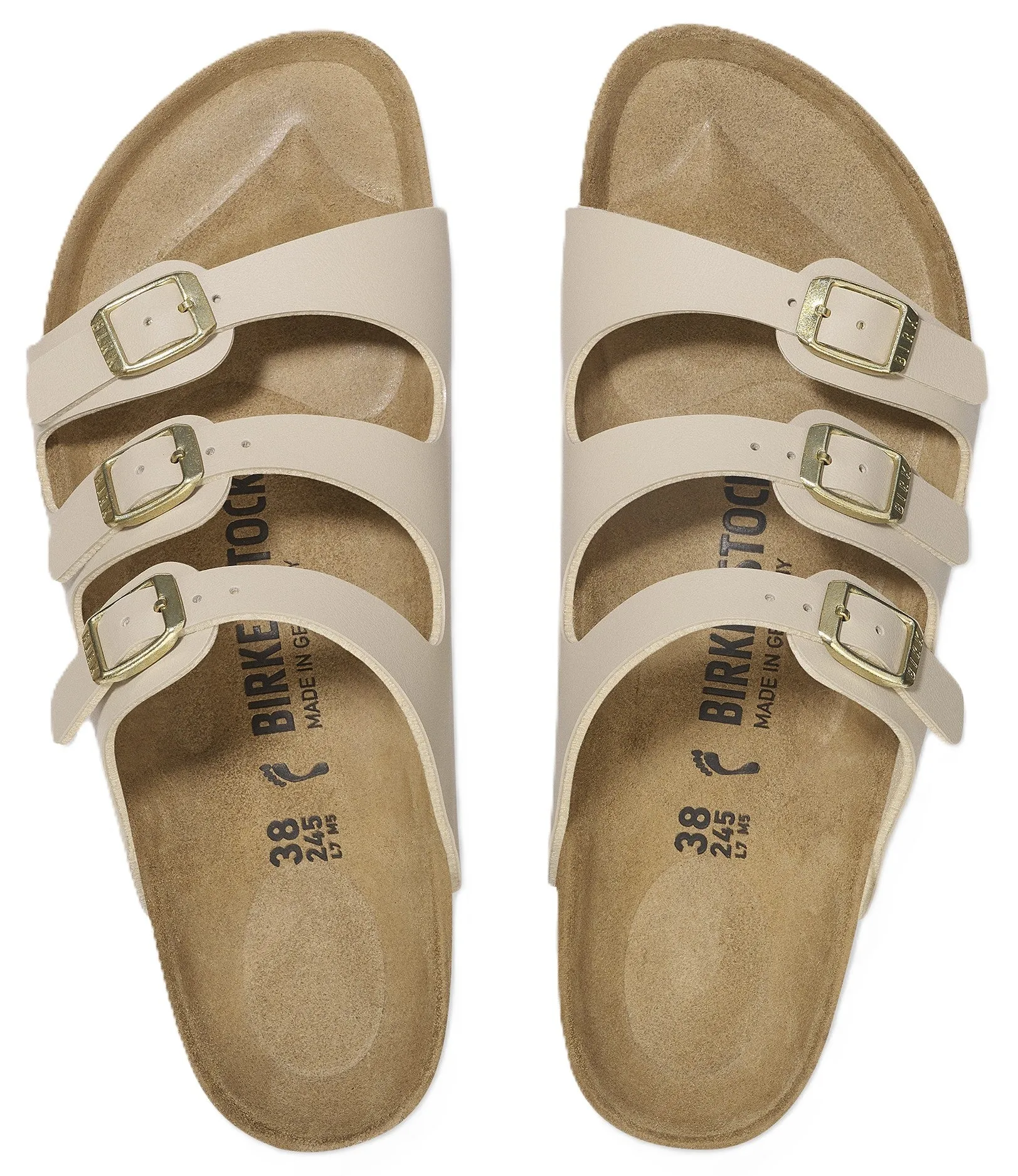 Birkenstock Florida Sandals - Sandcastle Birko-Flor | Comfortable Cork Footbed