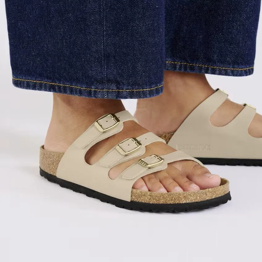 Birkenstock Florida Sandals - Sandcastle Birko-Flor | Comfortable Cork Footbed