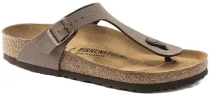 Birkenstock Gizeh Sandals - Mocha Birkibuc | Comfortable Cork Footbed