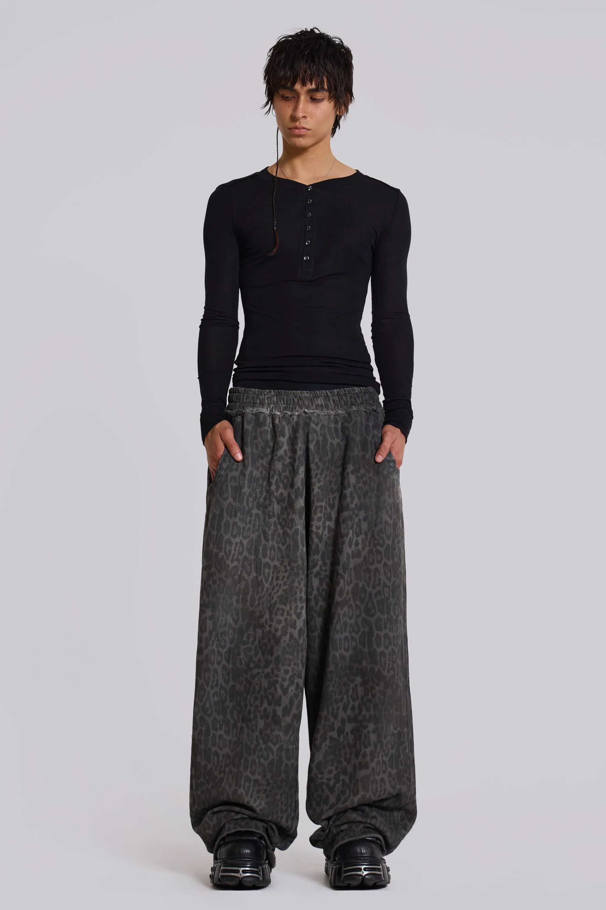 Black Haze Henley Top
