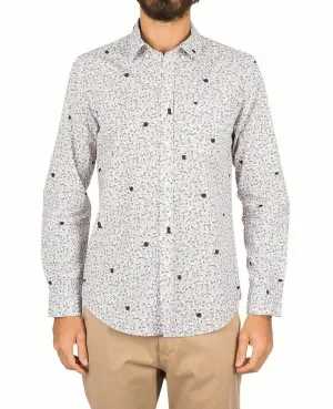 Black Sheep Long Sleeve Buttondown Shirt White Black