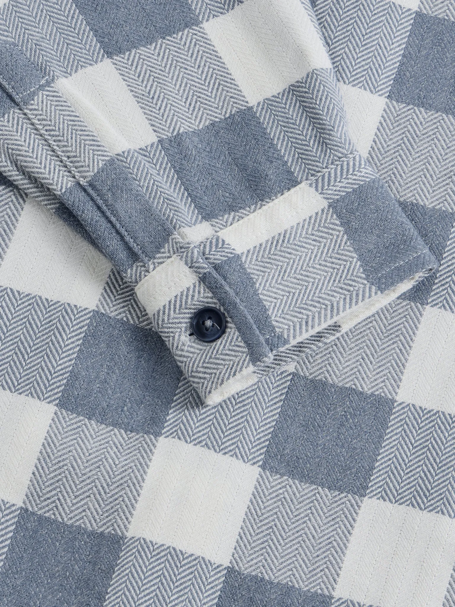 Blue Flannel Overshirt