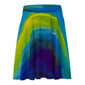Blue Wave Skater Skirt