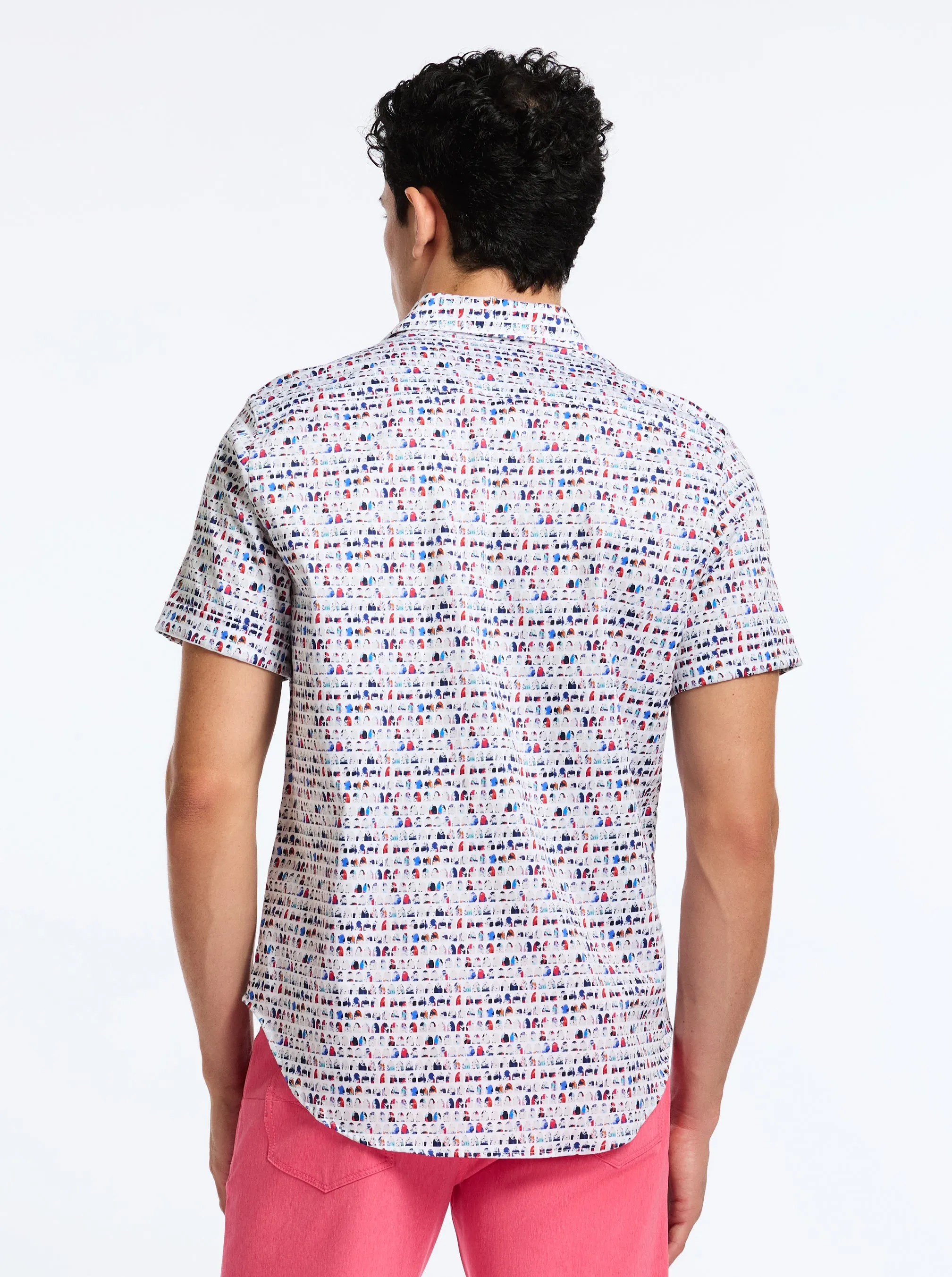 BOARD BASH SHORT SLEEVE BUTTON DOWN SHIRT
