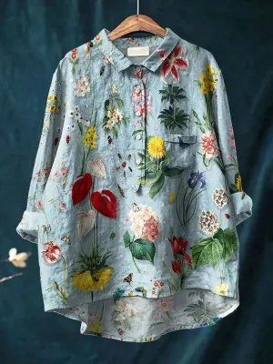 Bonnie | Stylish Loose-Fit Floral Shirt