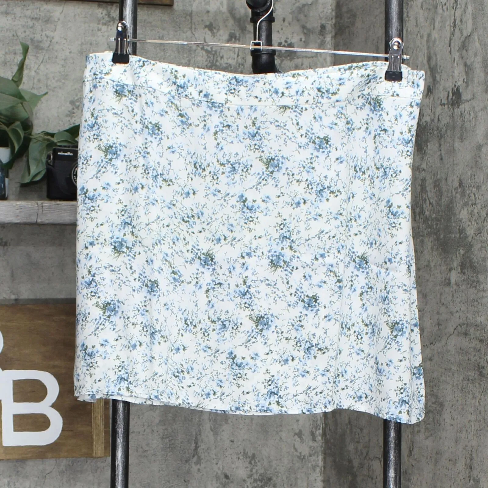 BP. Plus Size Print Mini Skater Skirt