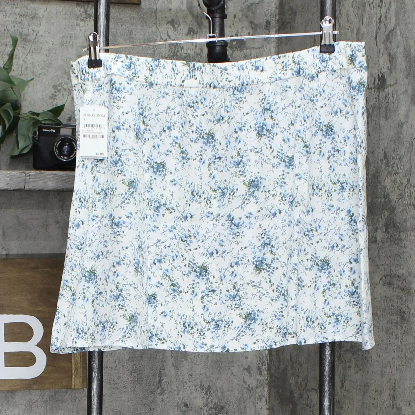 BP. Plus Size Print Mini Skater Skirt