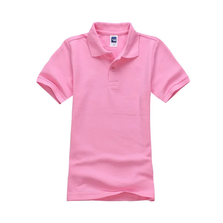 brand boys girls kids polo Shirts children classic Sport tees short sleeve clothing