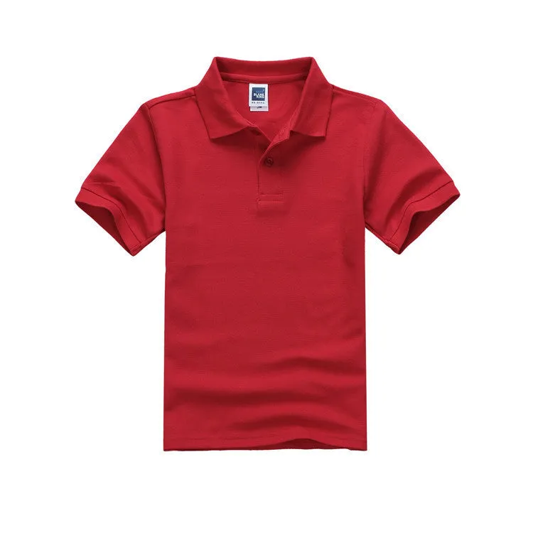 brand boys girls kids polo Shirts children classic Sport tees short sleeve clothing