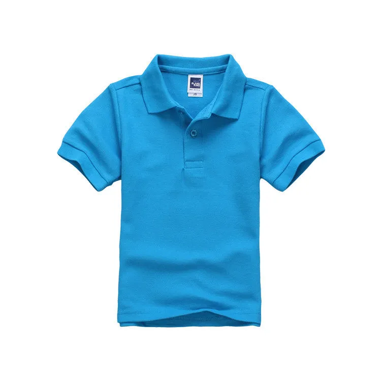 brand boys girls kids polo Shirts children classic Sport tees short sleeve clothing