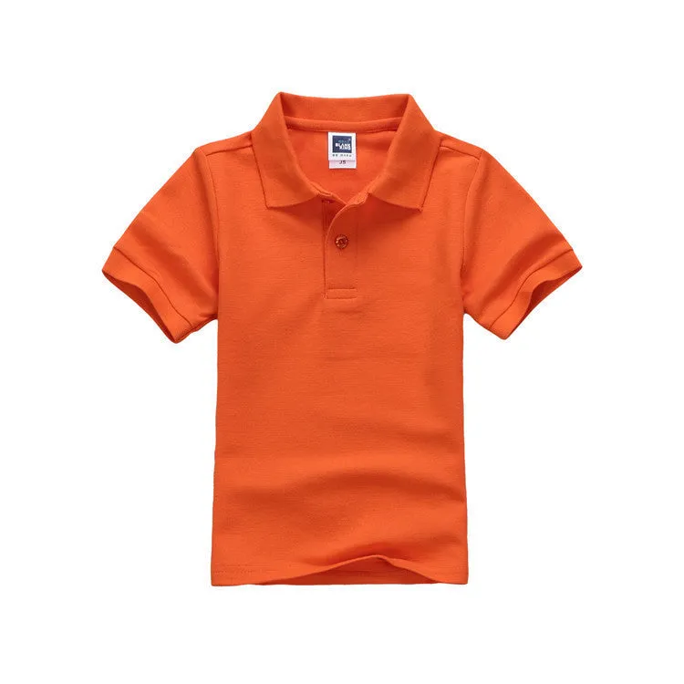 brand boys girls kids polo Shirts children classic Sport tees short sleeve clothing