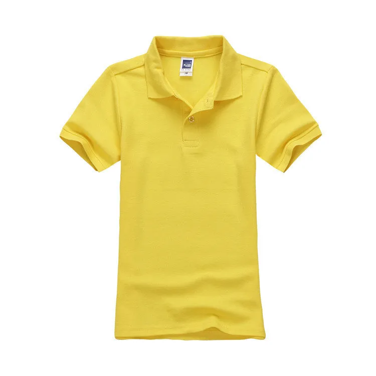 brand boys girls kids polo Shirts children classic Sport tees short sleeve clothing