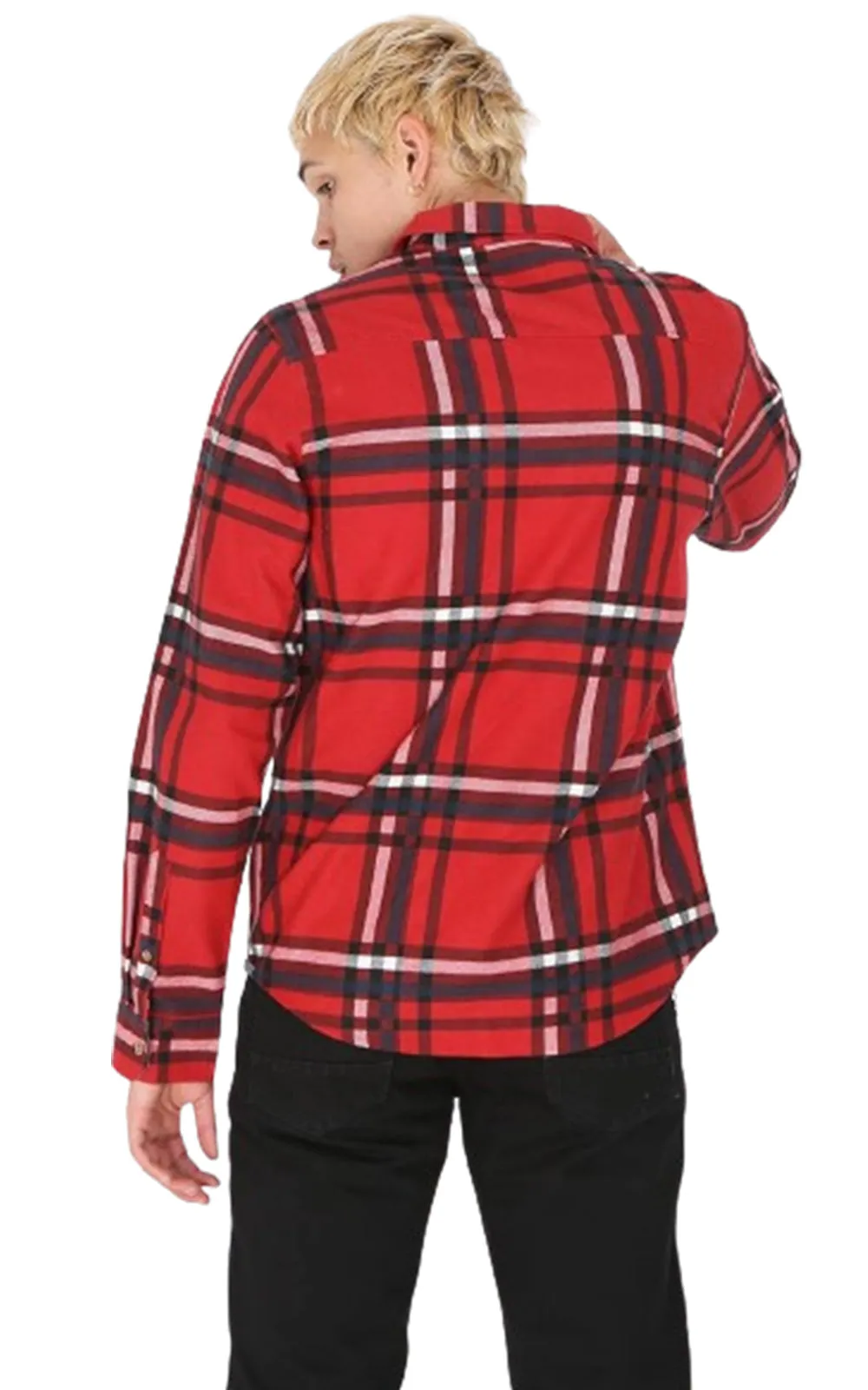 Brave Soul Brushed Flannel Check Shirt