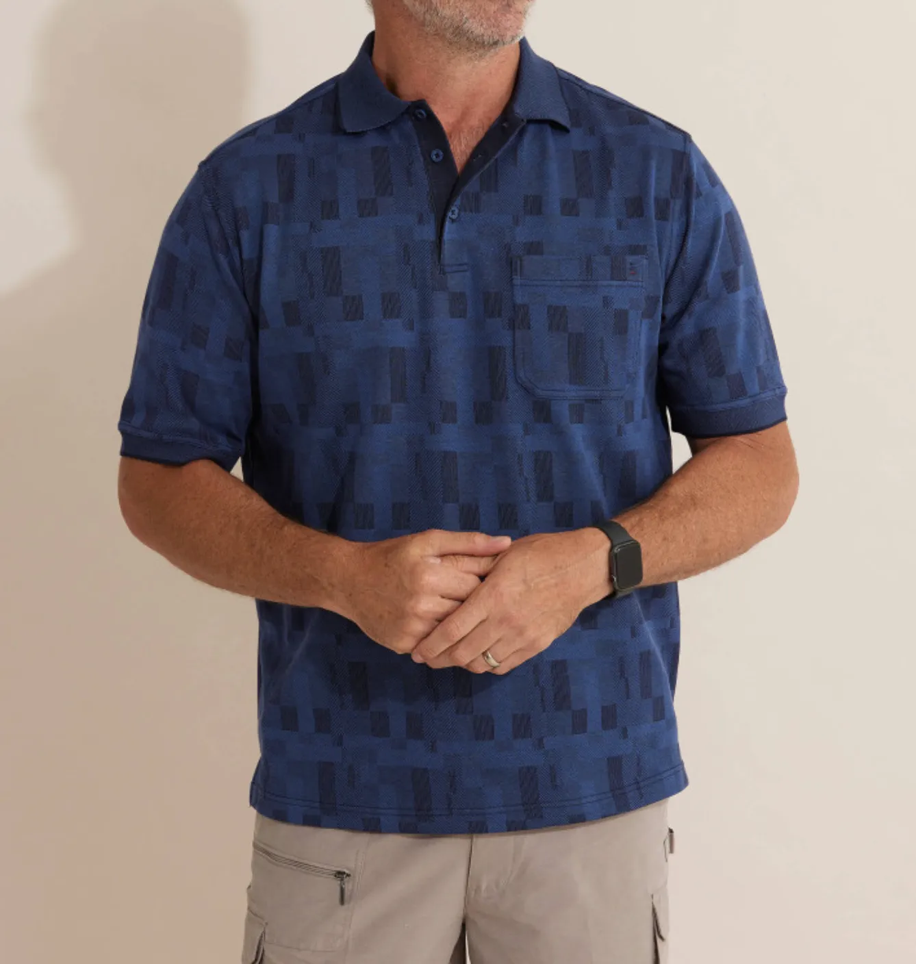 Breakaway Jacquard Micro Prima Polo