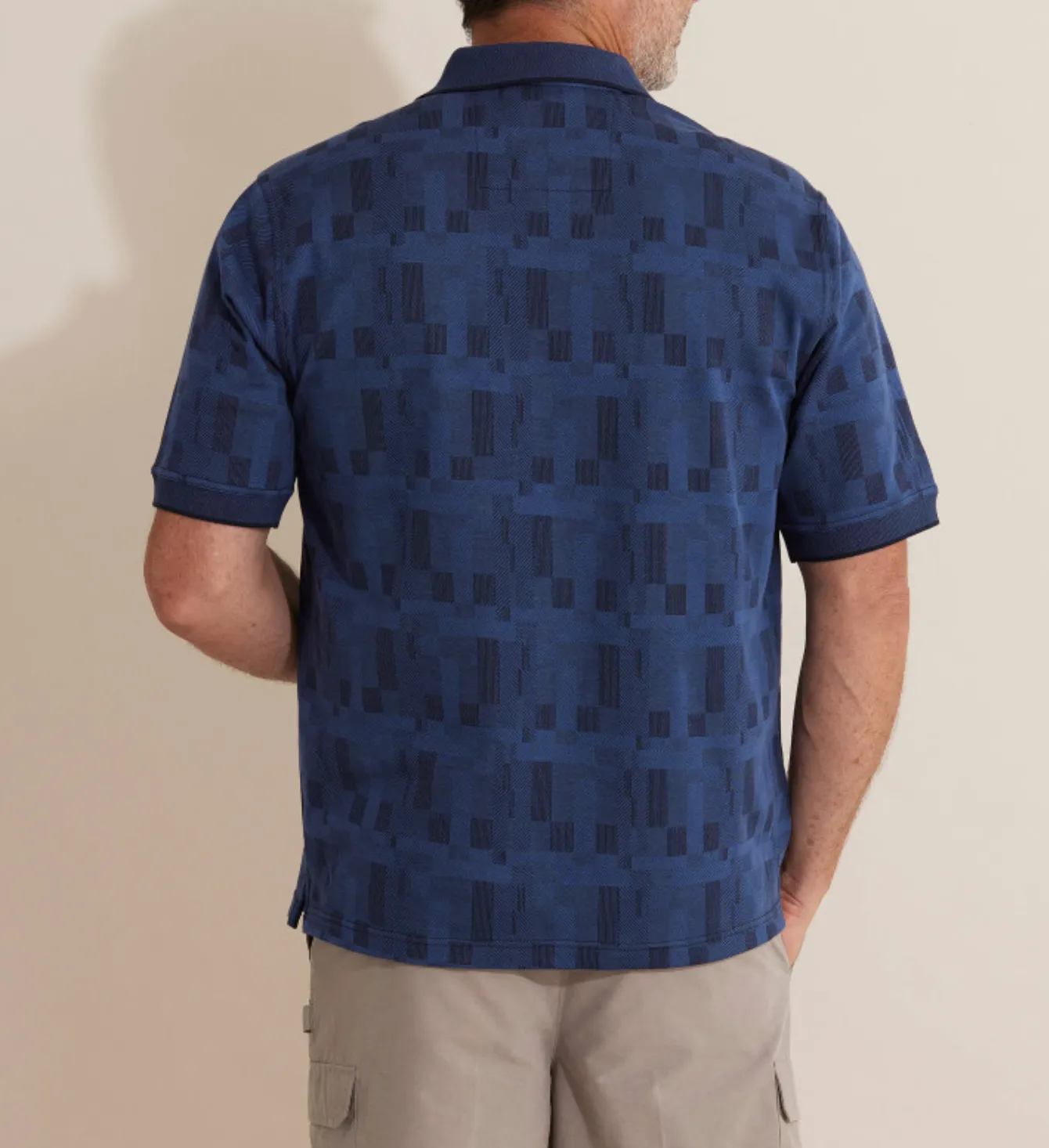 Breakaway Jacquard Micro Prima Polo