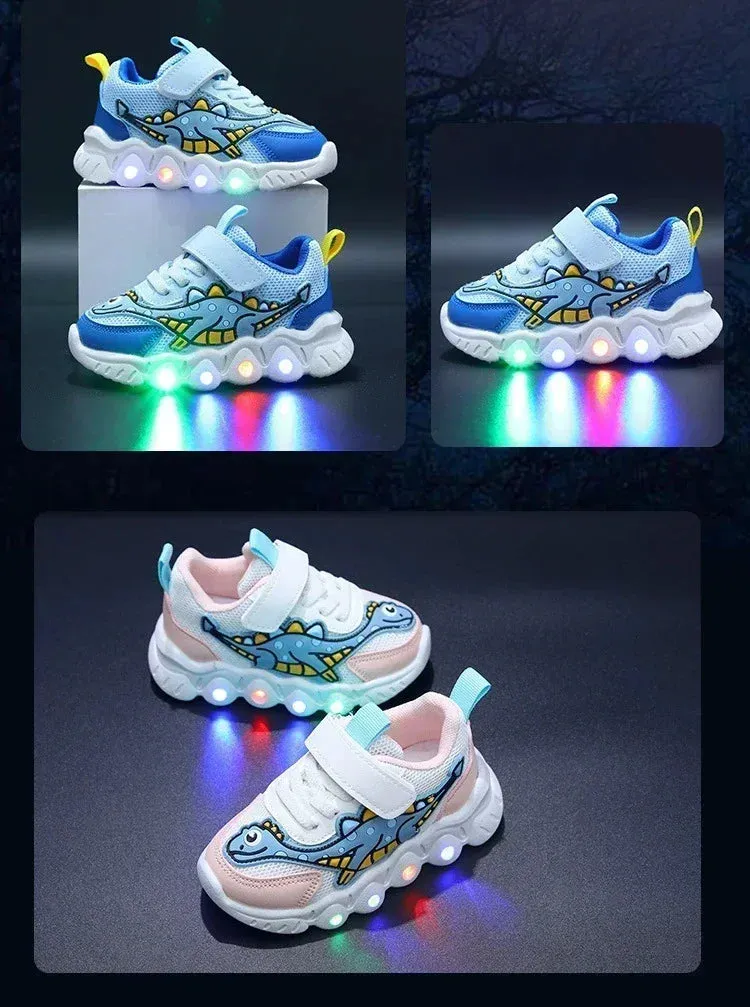 BreezyStep Kids Velcro Fashion Sneakers for Active Play