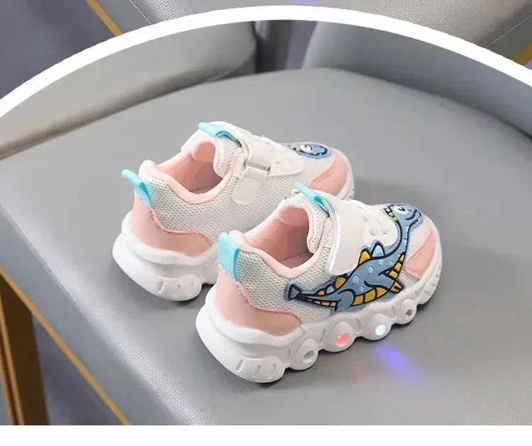 BreezyStep Kids Velcro Fashion Sneakers for Active Play