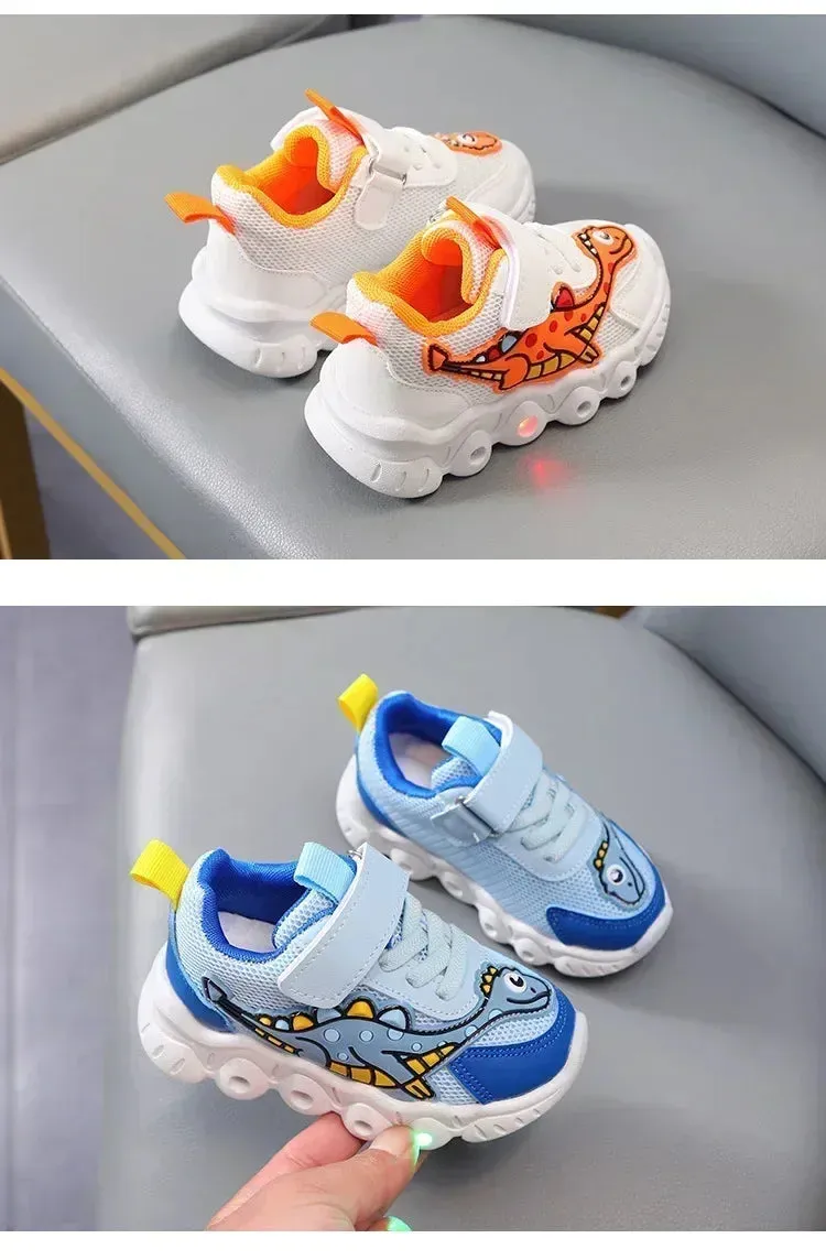 BreezyStep Kids Velcro Fashion Sneakers for Active Play