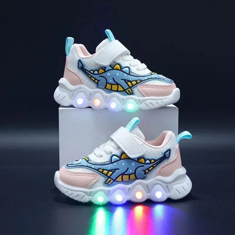 BreezyStep Kids Velcro Fashion Sneakers for Active Play