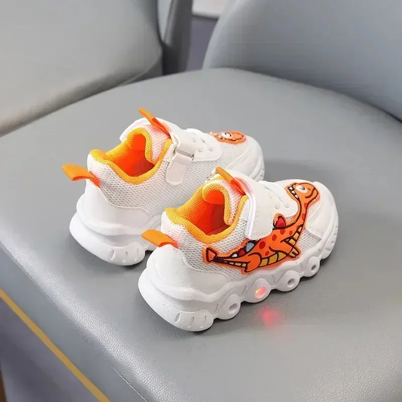 BreezyStep Kids Velcro Fashion Sneakers for Active Play