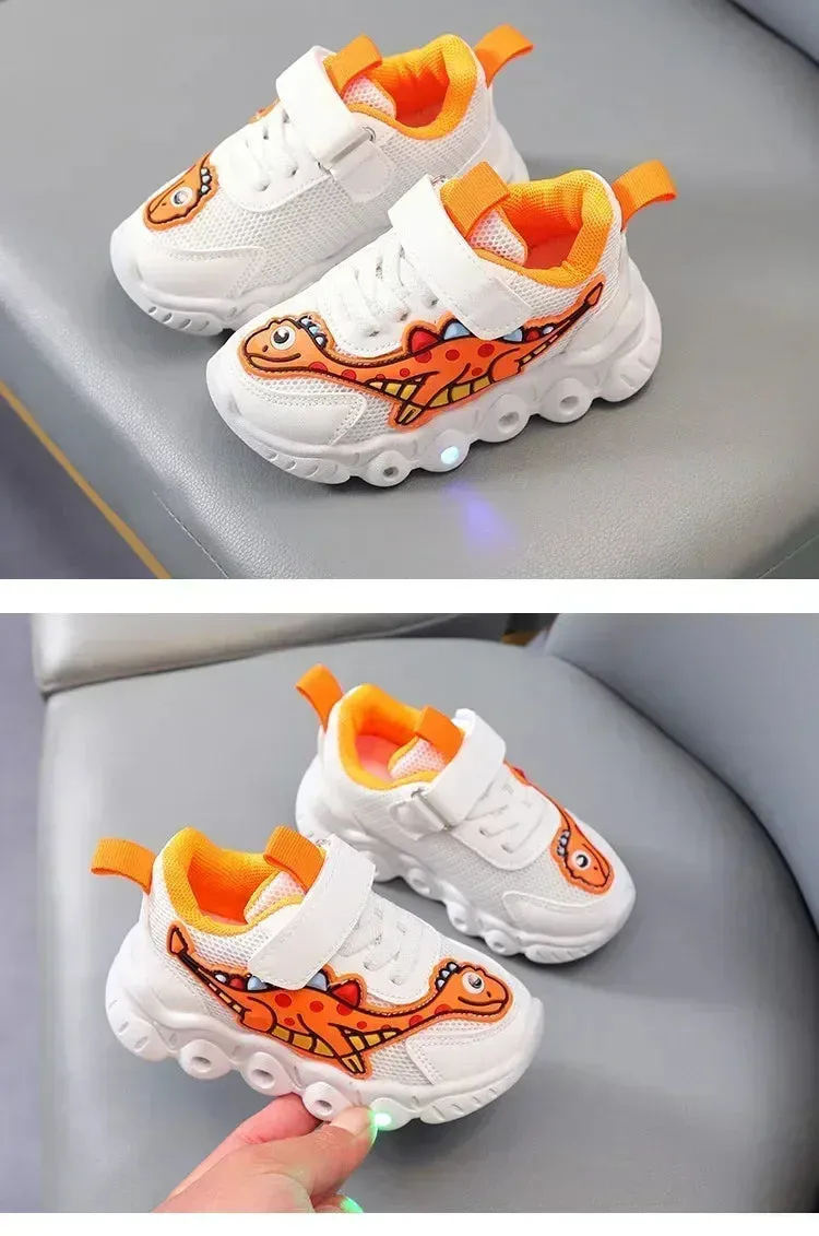 BreezyStep Kids Velcro Fashion Sneakers for Active Play