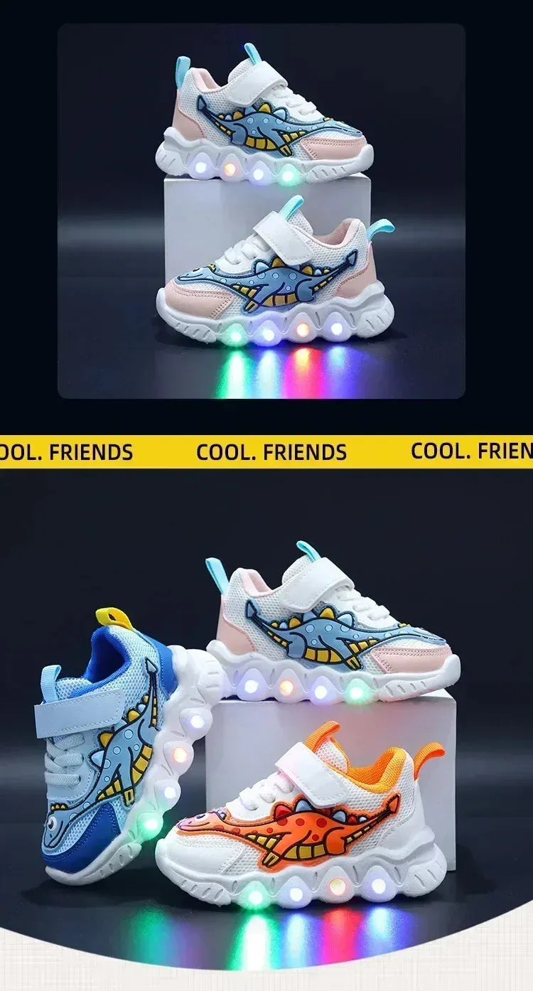 BreezyStep Kids Velcro Fashion Sneakers for Active Play