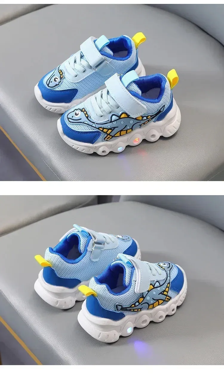BreezyStep Kids Velcro Fashion Sneakers for Active Play