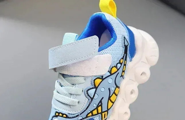 BreezyStep Kids Velcro Fashion Sneakers for Active Play