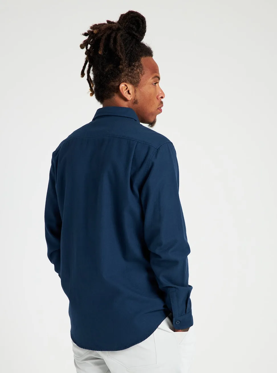 Burton Brighton Flannel Mens Dress Blue