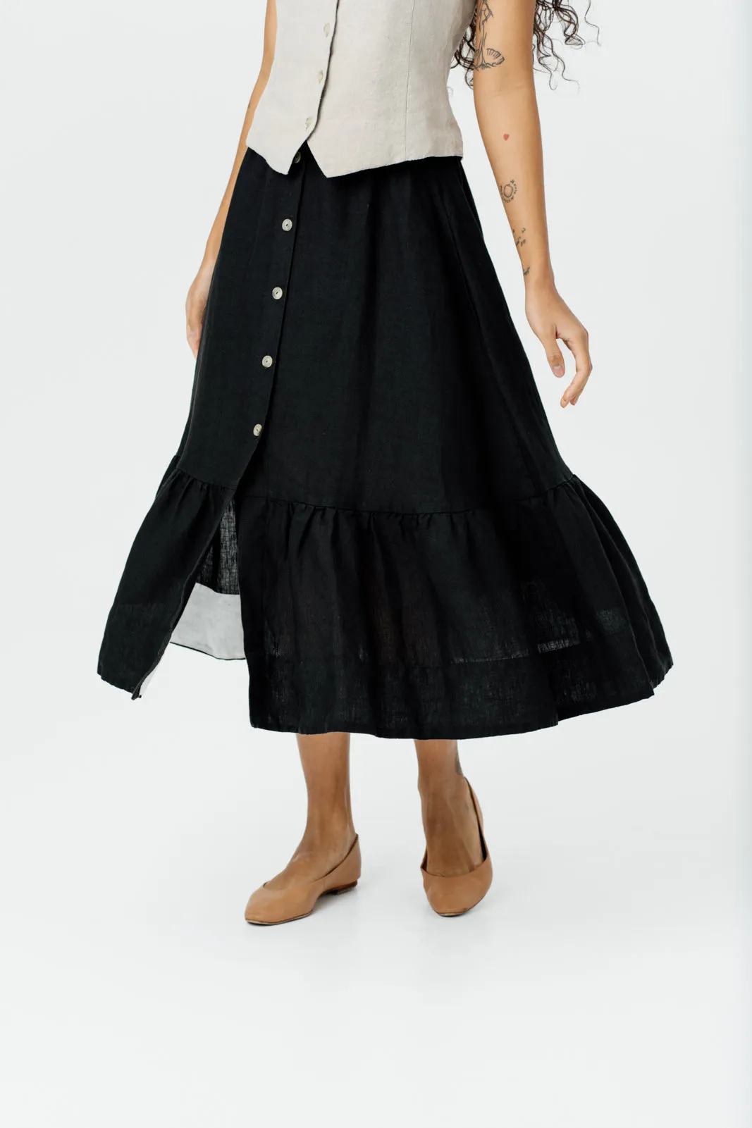 Button Down Skirt