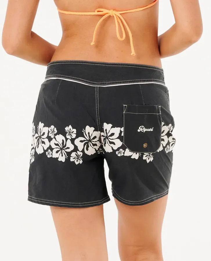 Cala Nights Vintage 5" Boardshort - Washed Black