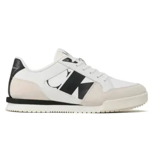 Calvin Klein Jeans Low Profile Runner Mod Vint Trainer YM0YM00695-WHTBLK