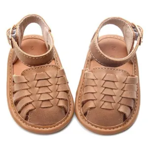 Camel - Woven Sandal - US Size 2-4 - Soft Sole