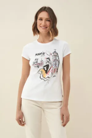 Camiseta Dibujo Madrid