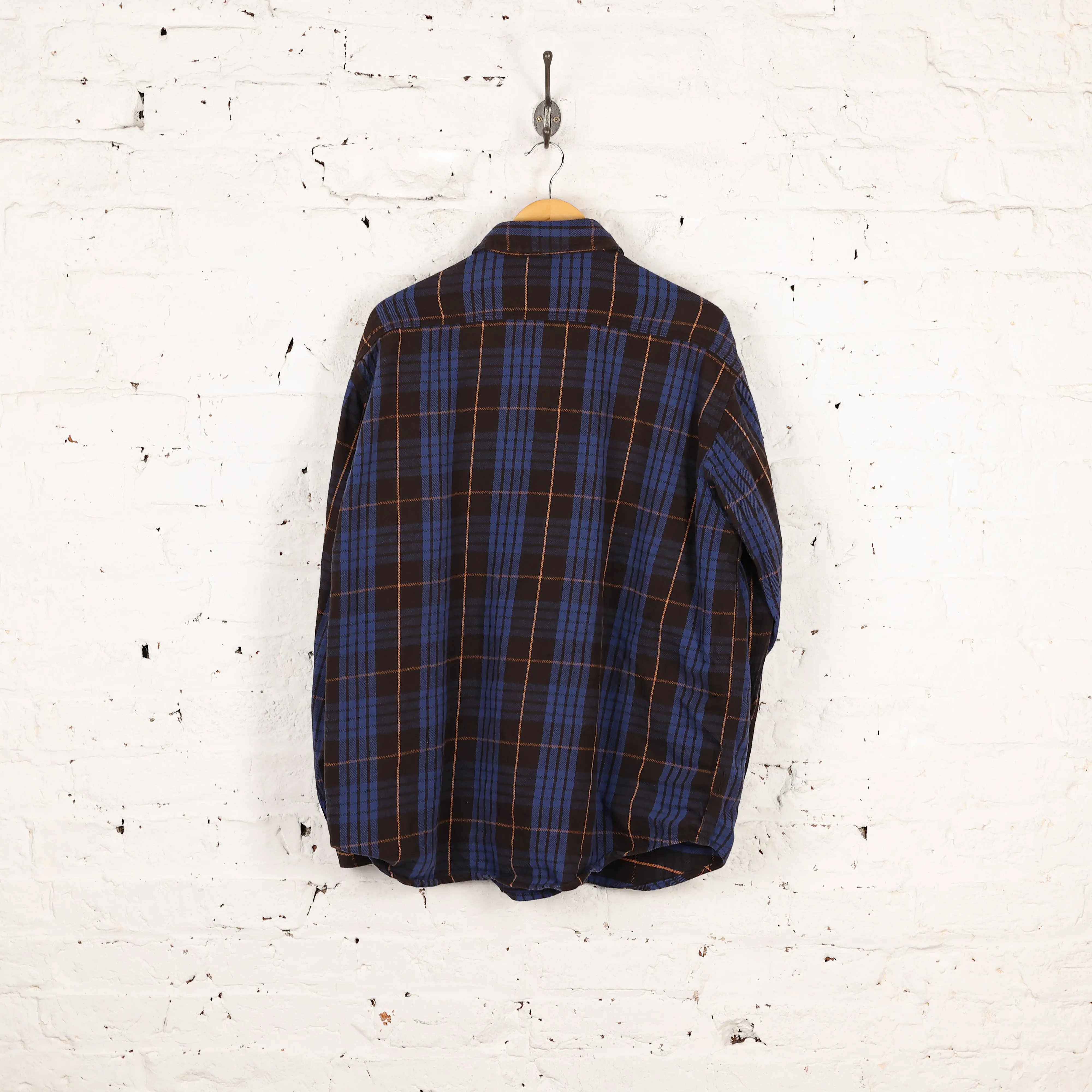 Carhartt Flannel Check Shirt - Blue - XL