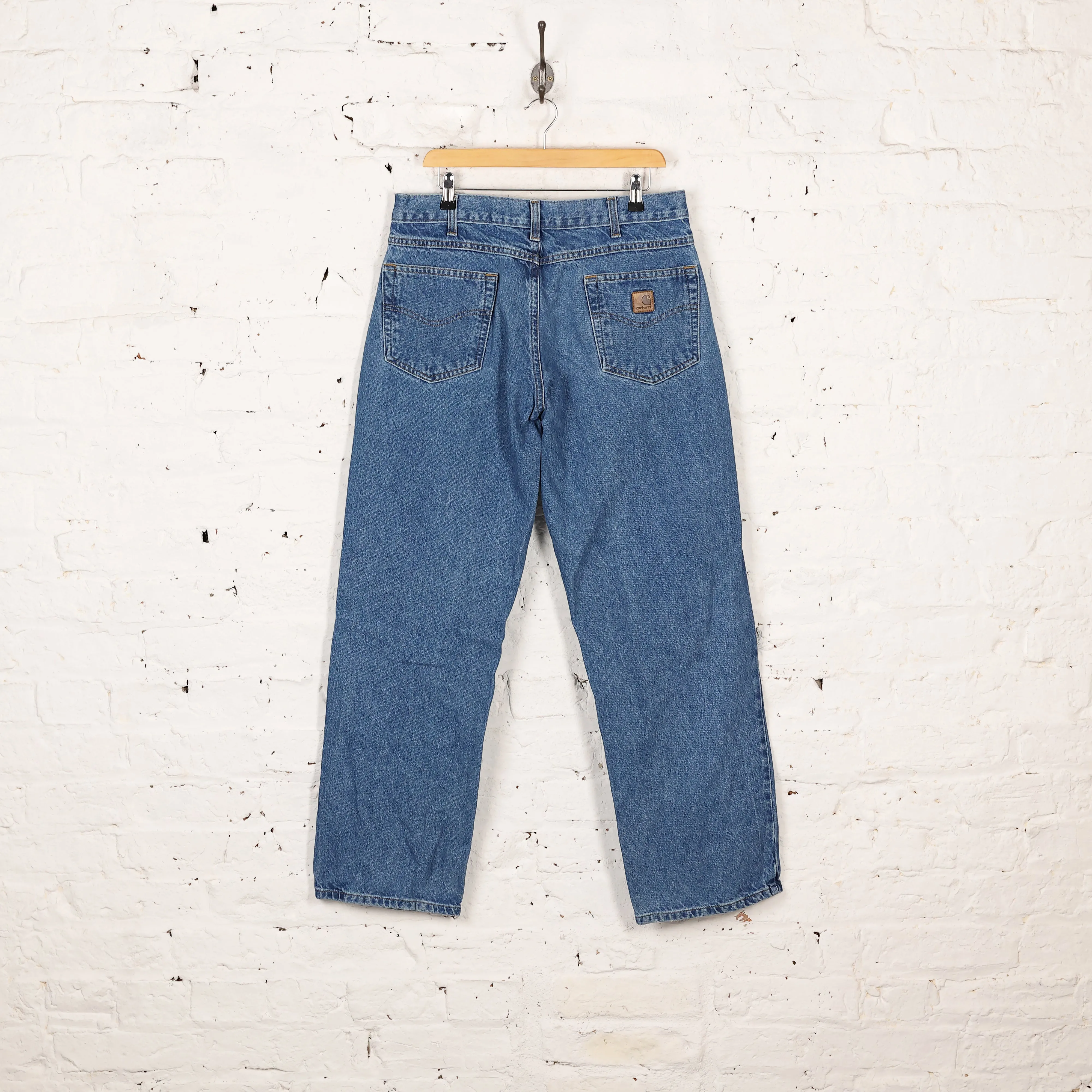 Carhartt Loose Fit Work Pants Jeans - Blue - M