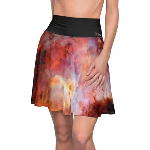 Carina Nebula Red Edition Kozmic Skater Skirt