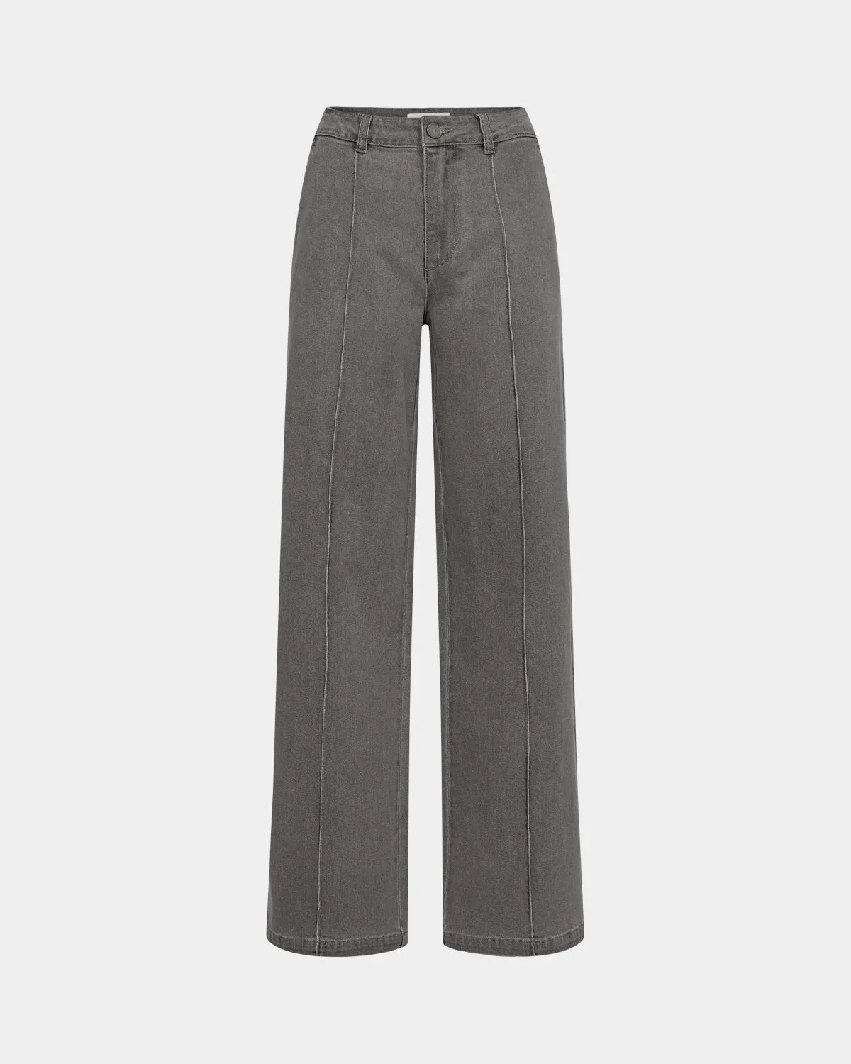 CARISW MID JEANS - Grey Denim