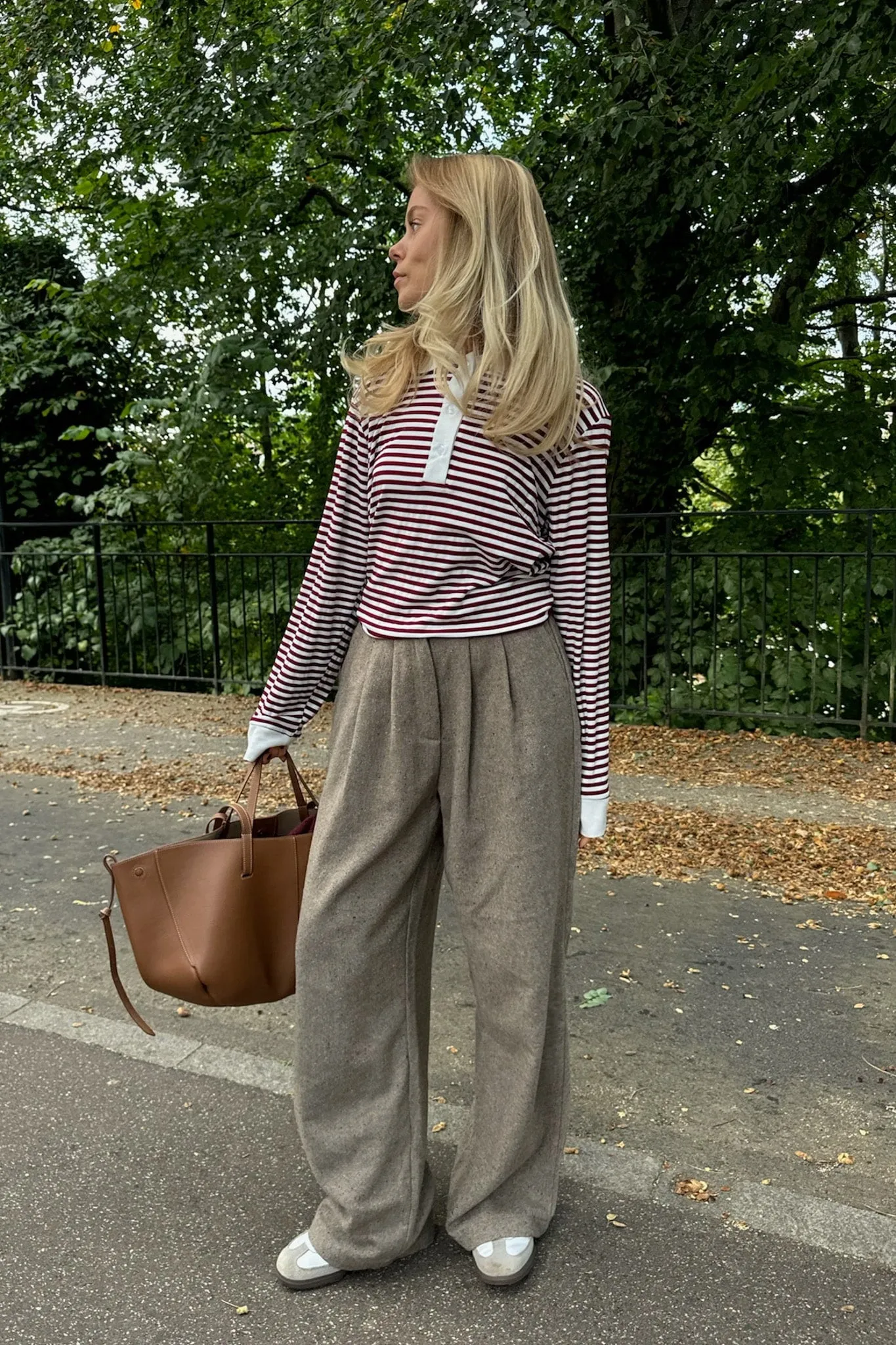 CarlyIC Polo - Bordeaux Stribet
