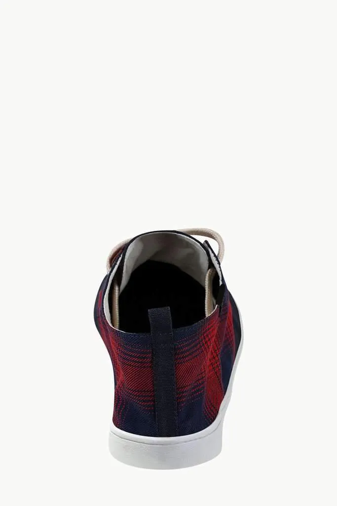 Checkered Lace Up Plimsolls