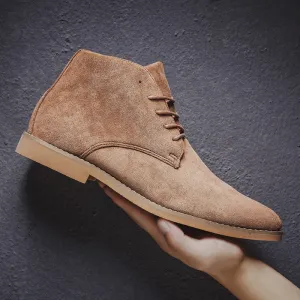 Chelsea Boots Men 2020 Spring & Autumn Classic Casual Boots Male Fashion Shoes Men Lace-up Casual Botas Black Brand Men's Boots