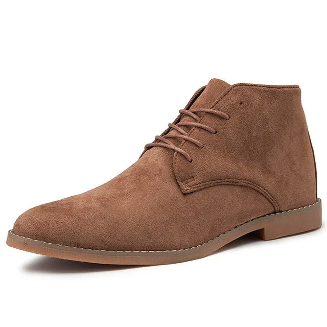 Chelsea Boots Men 2020 Spring & Autumn Classic Casual Boots Male Fashion Shoes Men Lace-up Casual Botas Black Brand Men's Boots